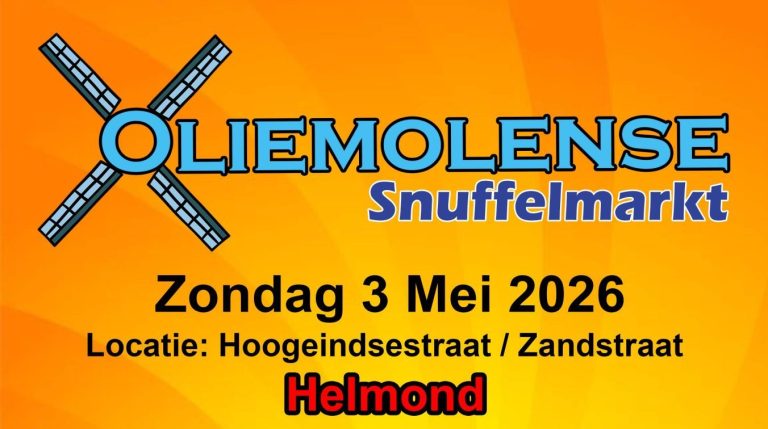 Inschrijving Oliemolense Snuffelmarkt van start
