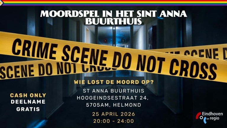 Een moord is gepleegd in Helmond in Buurthuis st Anna.